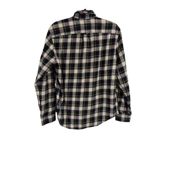 Eddie Bauer Men's Flannel Plaid Button-Down Shirt Size L - Picture 6 of 8